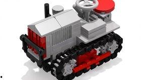 国产拖拉机乐高拼装视频,拼装视频带你领略创意无限